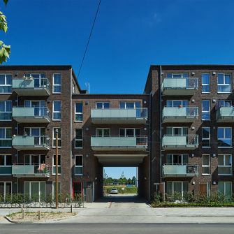 Inklusionsprojekt Jenfelder Au Mehrfamilienhaus Aussenansicht