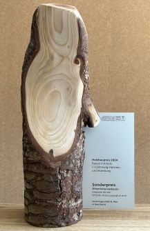 Holzbaupreis – ein Stück Baumstamm