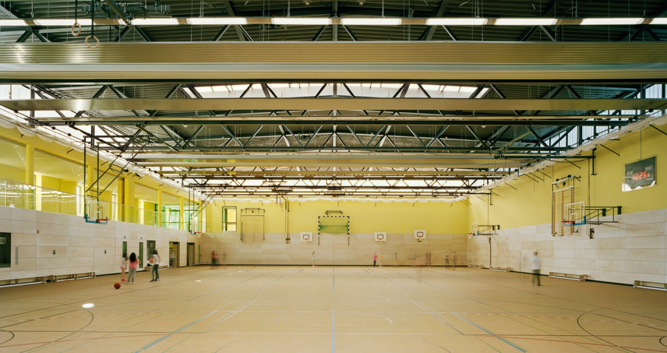 Sporthalle Loogestraße Innenansicht